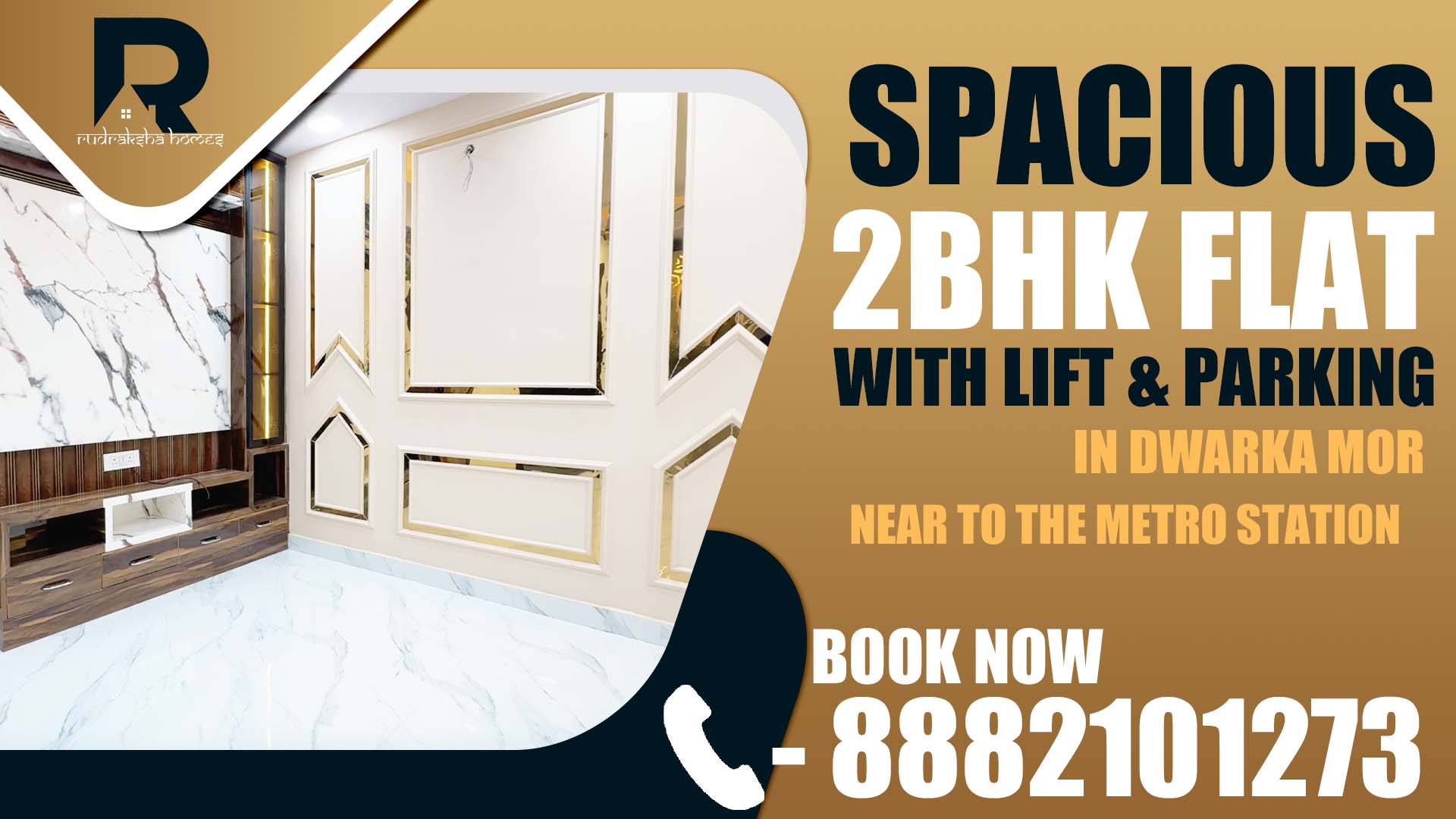 Rudraksha Homes - Spacious 2BHK Flat Banner